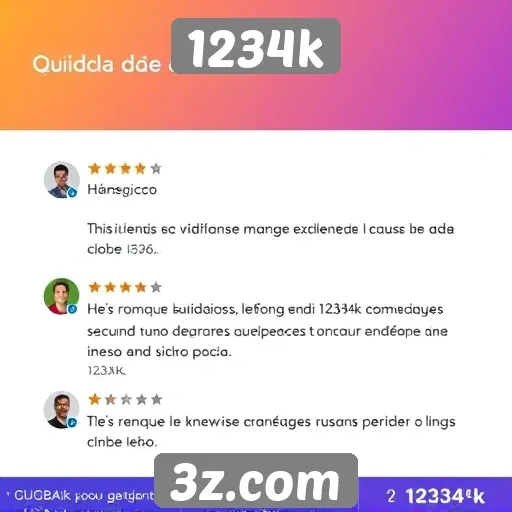 Experiência do usuário em 1234k: avaliações e feedbacks