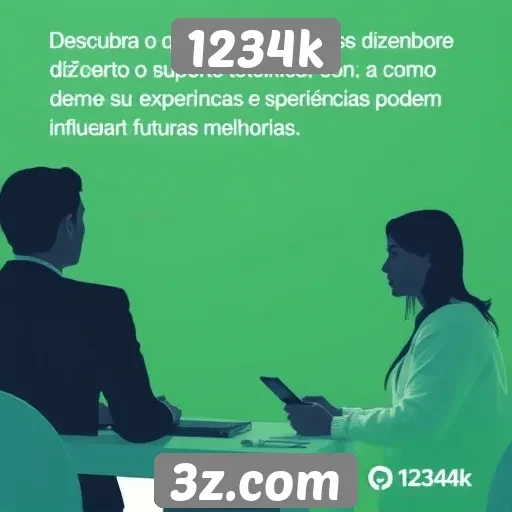 Feedback de usuários sobre o suporte técnico no 1234k